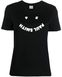 Paul Smith - Logo-print Crew-neck T-shirt - Lyst