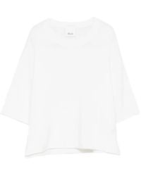 Allude - Top Met Korte Mouwen - Lyst