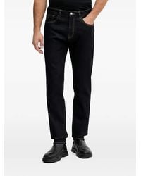 ARMANI EXCHANGE - Jean À Patch Logo - Lyst