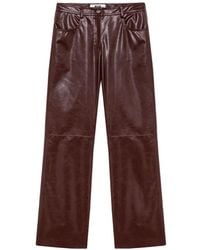 MSGM - Logo-Patch Wide-Leg Trousers - Lyst