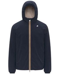 K-Way - Jack St Reversible Hooded Jacket - Lyst