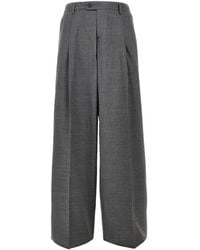 MARSĒM - Pleated Wide-Leg Trousers - Lyst