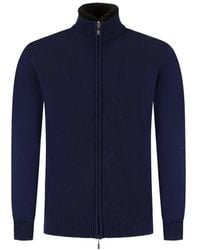 Doriani - Jersey Con Cremallera Y Cuello De Pelo De Borrego - Lyst