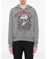 McQueen - Jungle Skull Hoodie - Lyst