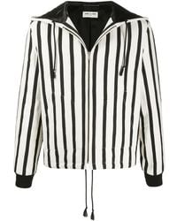 Saint Laurent - Vertical Stripe Zipped Jacket - Lyst