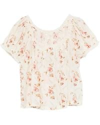 Doen - Frederica Blouse Met Bloemenprint - Lyst