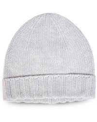 D4.0 - Ribbed-Knit Beanie Hat - Lyst