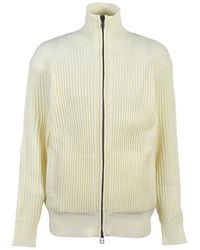 BREATH - Cardigan En Maille Côtelée À Zip - Lyst