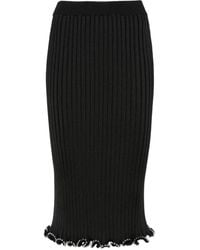 Jil Sander - Midi-Rok Met Kralen - Lyst