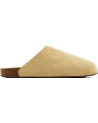 adidas - Embossed Suede Clogs - Lyst