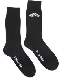 DSquared² - Icon-Logo Socks - Lyst