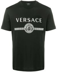 plain black versace t shirt