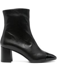 CAREL PARIS - 70Mm Leather Ankle Boots - Lyst