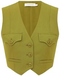 Zimmermann - Pocket Button Waistcoat - Lyst