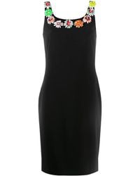 Moschino - Embroidered Floral Dress - Lyst