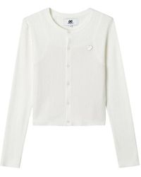 Chocoolate - Ribbed-Knit Cardigan Set - Lyst
