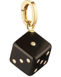 Marie Lichtenberg - 18K Dado Diamond Pendant - Lyst