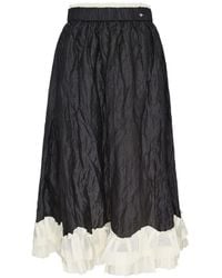 Renli Su - Ruffled A-Line Midi Skirt - Lyst