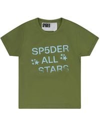 Sp5der - Logo-Print T-Shirt - Lyst