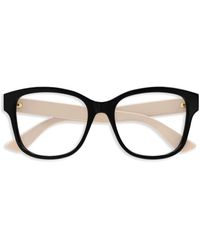 Gucci - Butterfly-Frame Glasses - Lyst