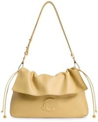 Coccinelle - Small Lidia Logo-Embossed Ruched Shoulder Bag - Lyst