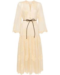 Zimmermann - Acadian Embroidered Maxi Dress - Lyst