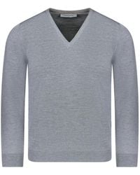 Gran Sasso - V-Neck Sweater - Lyst