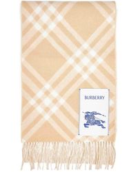Burberry - Schal Aus Kaschmir Mit Karomuster - Lyst