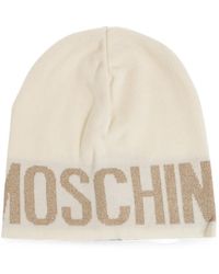 Moschino - Logo-Knit Beanie Hat - Lyst