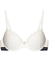 Emporio Armani - Lace-Trim Bra - Lyst