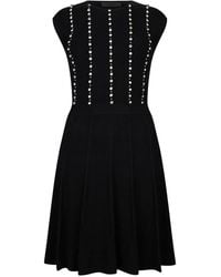 Liu Jo - Embellishment Knit Mini Dress - Lyst