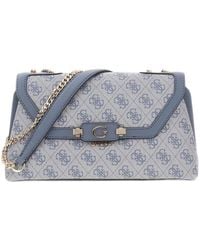 Guess - Borsa A Tracolla Lindsey Con Monogramma - Lyst