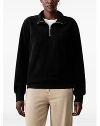 Levi's - Logo-Embroidered Quarter-Zip Sweater - Lyst