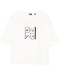 Marella - T-Shirt Con Decorazione - Lyst