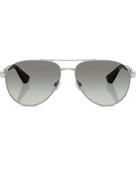 Burberry - Pilot Frame Sunglasses - Lyst