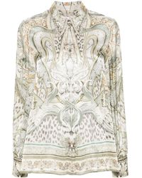 Camilla - Ivory Tower Tales-print Dress - Lyst