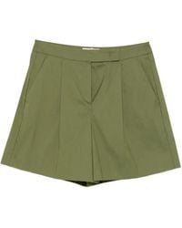 iBlues - Pleated-Detail Tailored Shorts - Lyst