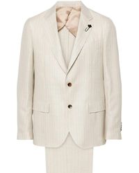 Lardini - Pinstriped Lightweight-Wool Suit - Lyst