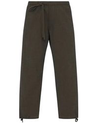 6397 - Drawstring-Waist Straight-Leg Trousers - Lyst