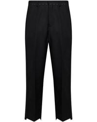 Costumein - Contrast-Stitch Tailored Trousers - Lyst
