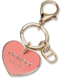 Twinset - Logo-Embossed Keychain - Lyst