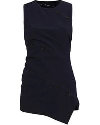 Proenza Schouler - Twisted-Detail Sleeveless Blouse - Lyst