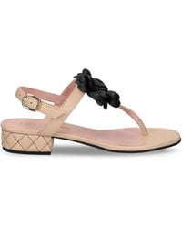 Pretty Ballerinas - 30Mm Flower-Detailing Sandals - Lyst