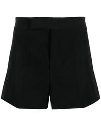 SAPIO - Tailored Wool Short Shorts - Lyst