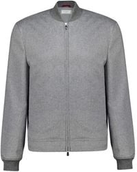 Brunello Cucinelli - Zipped Cashmere Jacket - Lyst