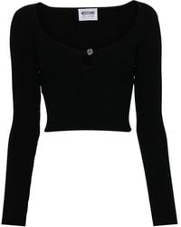 Moschino - Haut En Maille À Design Nervuré - Lyst