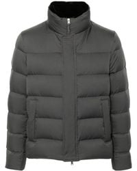 Herno - Gefütterte Jacke Mit Logo-Schild - Lyst