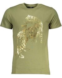 Roberto Cavalli - T-Shirt En Coton À Imprimé Tigre - Lyst