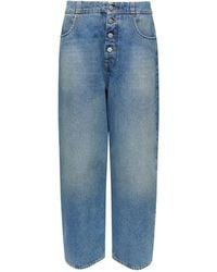 MM6 by Maison Margiela - Button Five-Pocket Jeans - Lyst