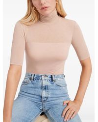 MARCELLA - Niko Sheer-Eck Top - Lyst